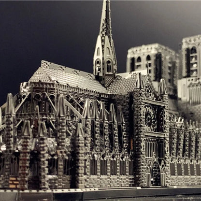 Notre dame | 3D Metalen Puzzel