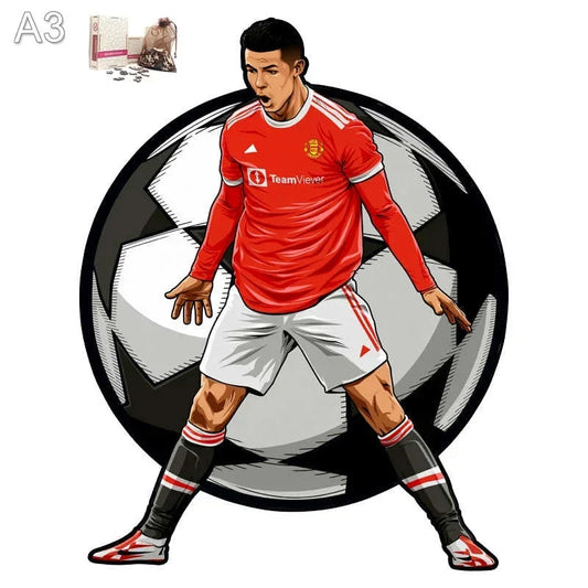 Ronaldo Manchester United | Houten Puzzel