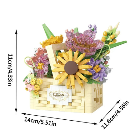 Creatieve bloemenmand | Bouwpakket