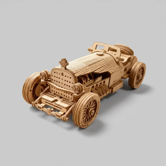 Vintage sportwagen | 3D Houten Bouwpakket