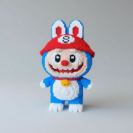 Mega blauw harig monster | Bouwpakket