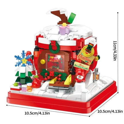 Kerstappel in cadeautje | Bouwpakket