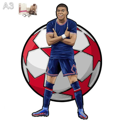 Mbappé | Houten Puzzel
