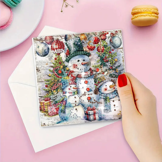 Diverse kerstkaarten 6 stuks | 6 stuks | Diamond Painting