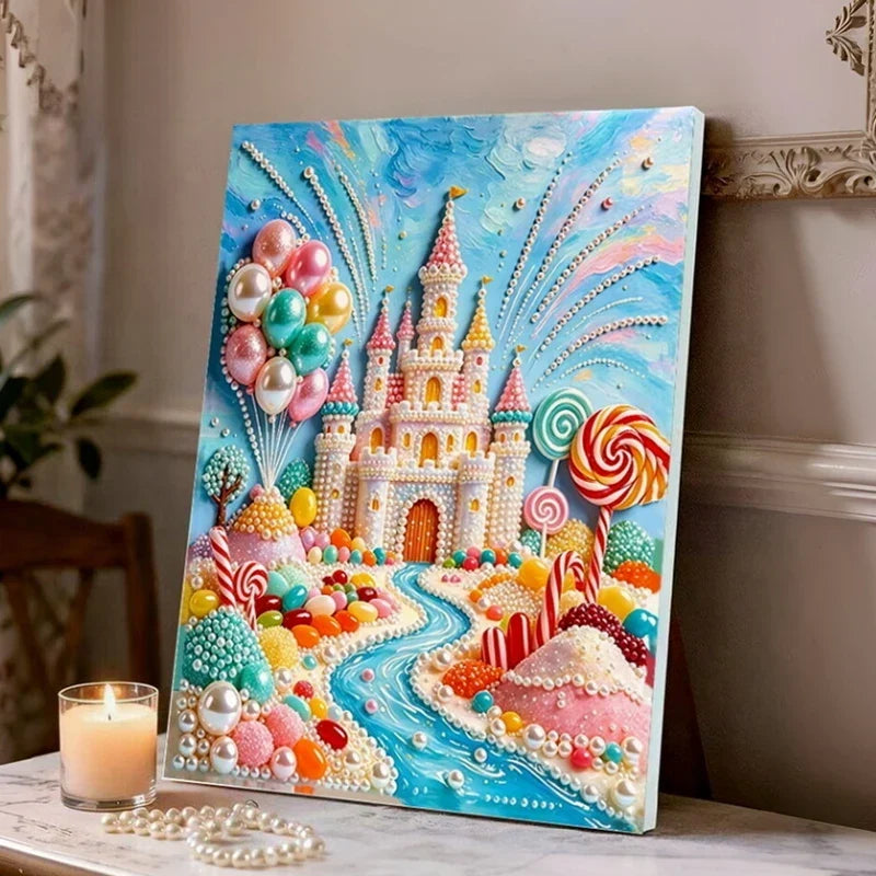 Kasteel | Premium parel | Diamond Painting
