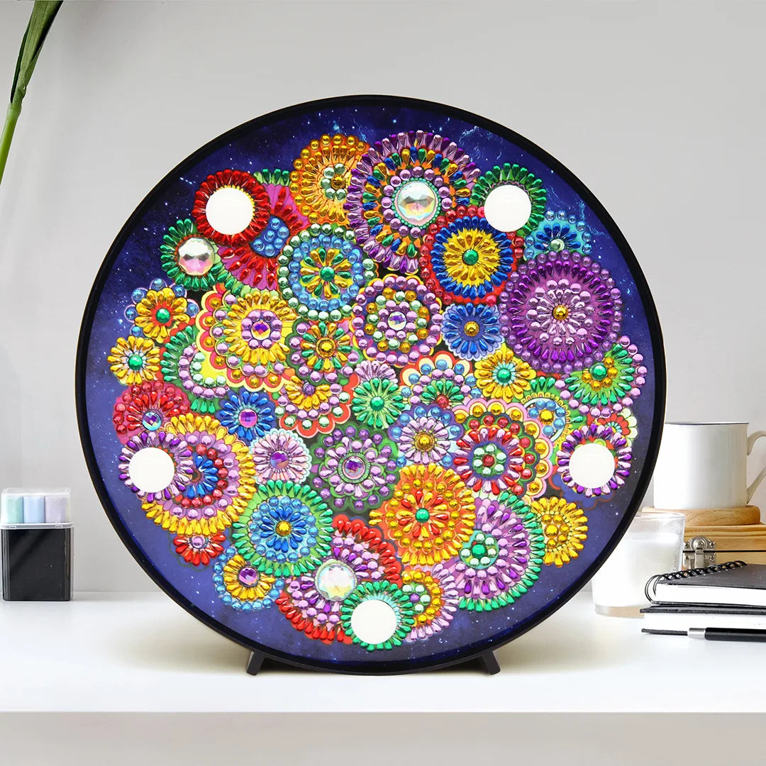 Mandala led nachtlampje | Diamond Painting