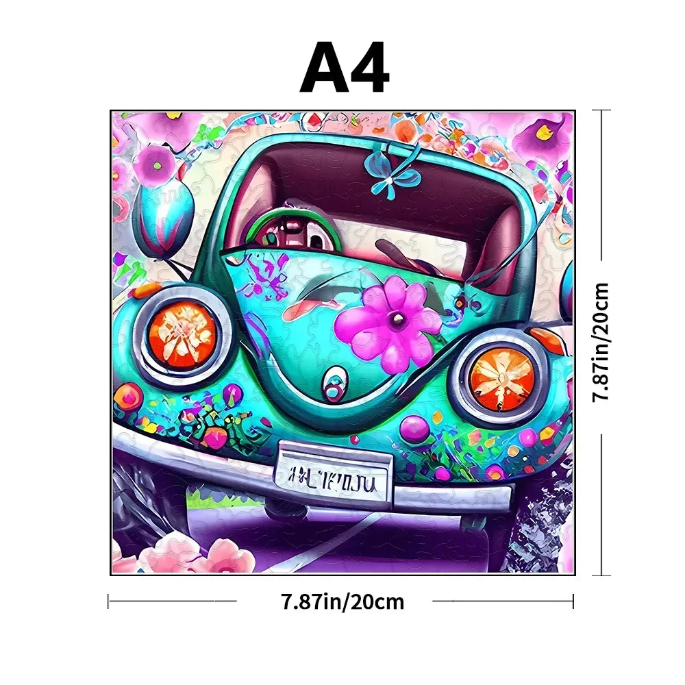 Leuke auto | Houten Puzzel