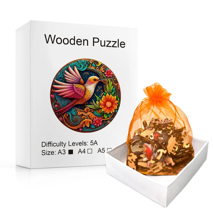 Kolibrie | Houten Puzzel