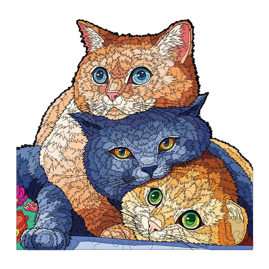 Schattige katten | Houten Puzzel