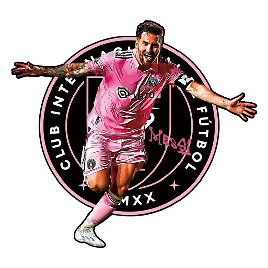 Messi Inter Miami thuisshirt | Houten Puzzel