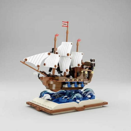 Schip op boek | Bouwpakket