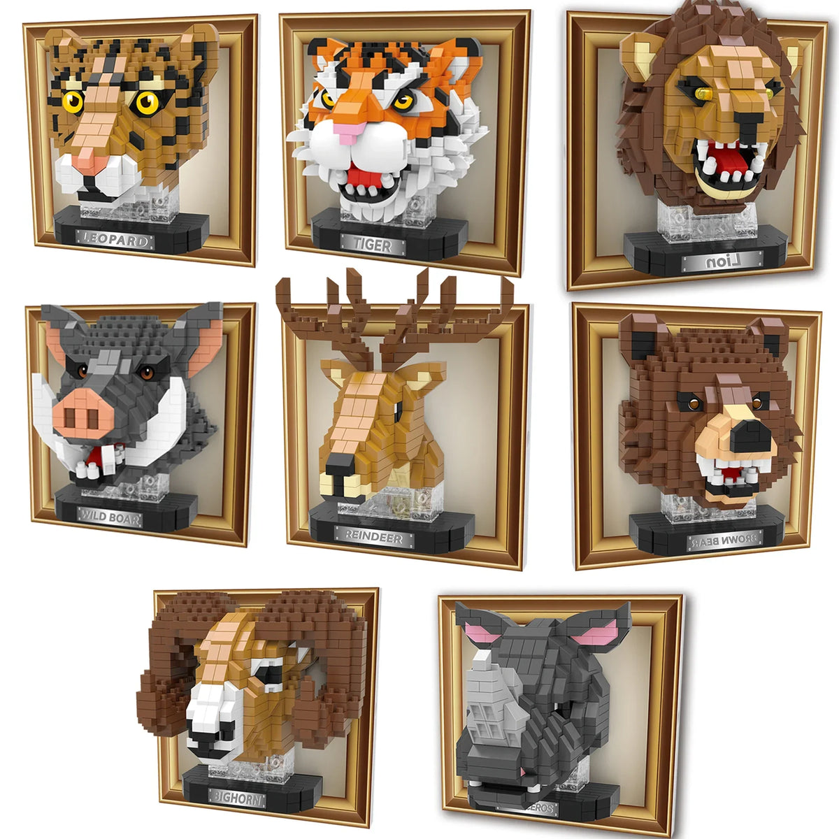 Mini 3d schilderij dikhoornschaap | Bouwpakket