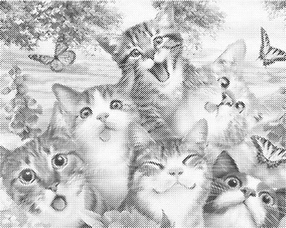 Katten familie | Dot Painting