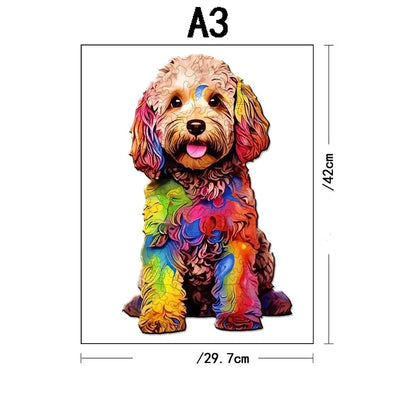 Schattige hond | Houten Puzzel