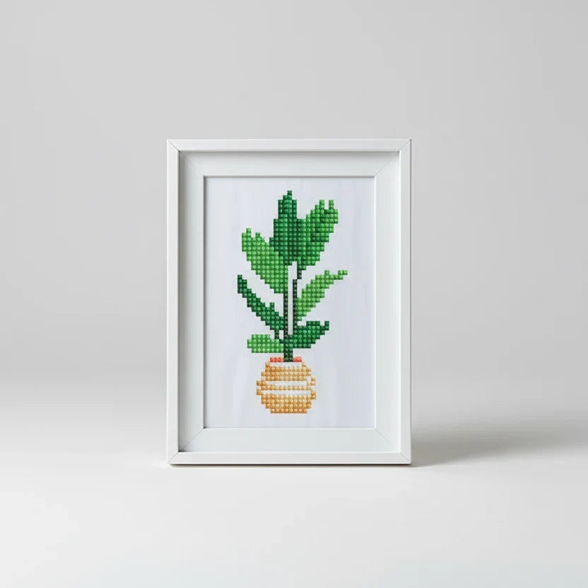 12 Mini Diamond Paintings | Planten | Diamond Painting