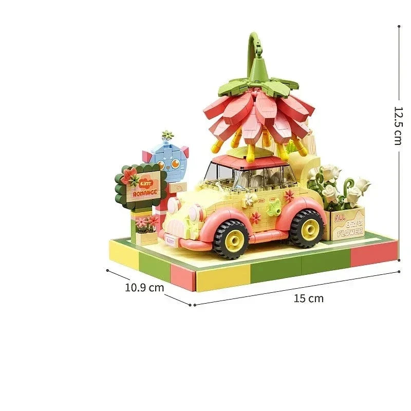 Bloemenauto | Bouwpakket