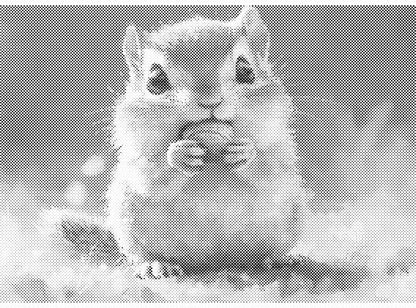 Kleine eekhoorn | Dot Painting