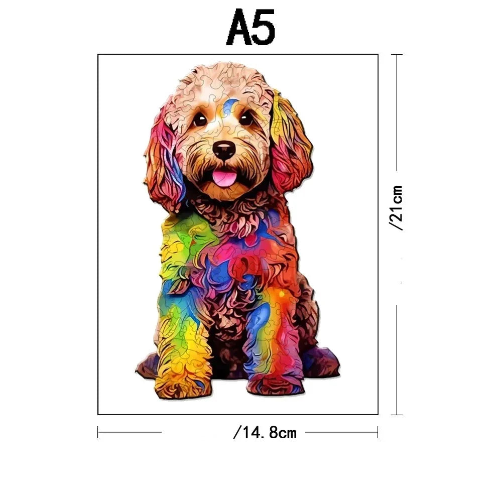 Schattige hond | Houten Puzzel