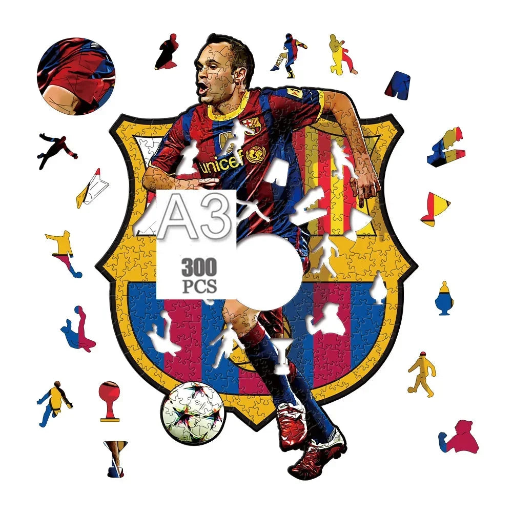 Andres Iniesta | Houten Puzzel