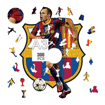 Andres Iniesta | Houten Puzzel