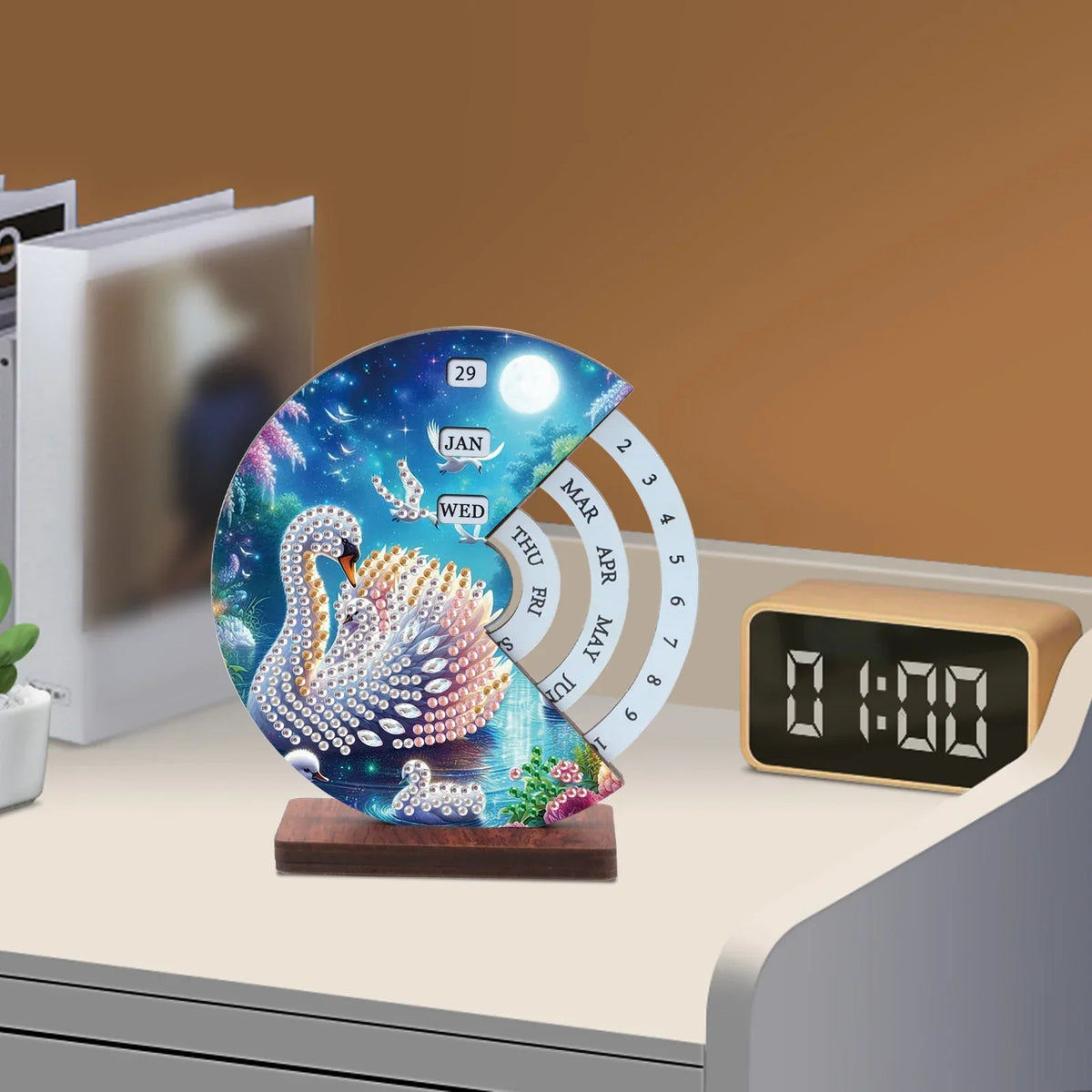 Zwaan | Kalender | Diamond Painting