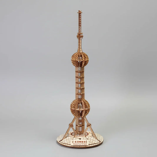 Tv toren | 3D Houten Bouwpakket