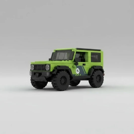 Groene race auto | Bouwpakket