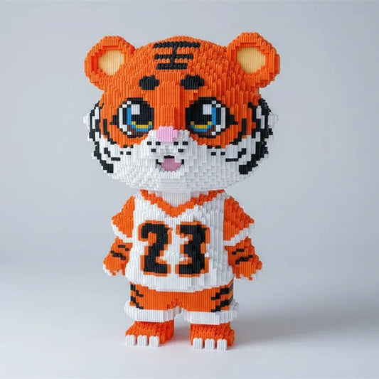 Tijger in sportshirt | Bouwpakket