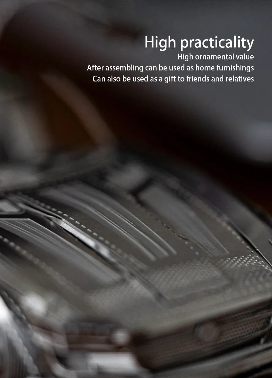 Sport auto | 3D Metalen Puzzel