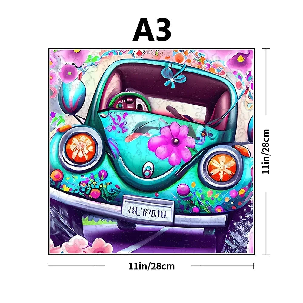 Leuke auto | Houten Puzzel