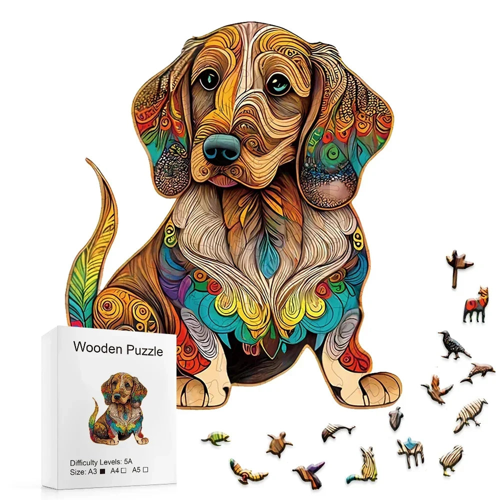 Mooie hond | Houten Puzzel