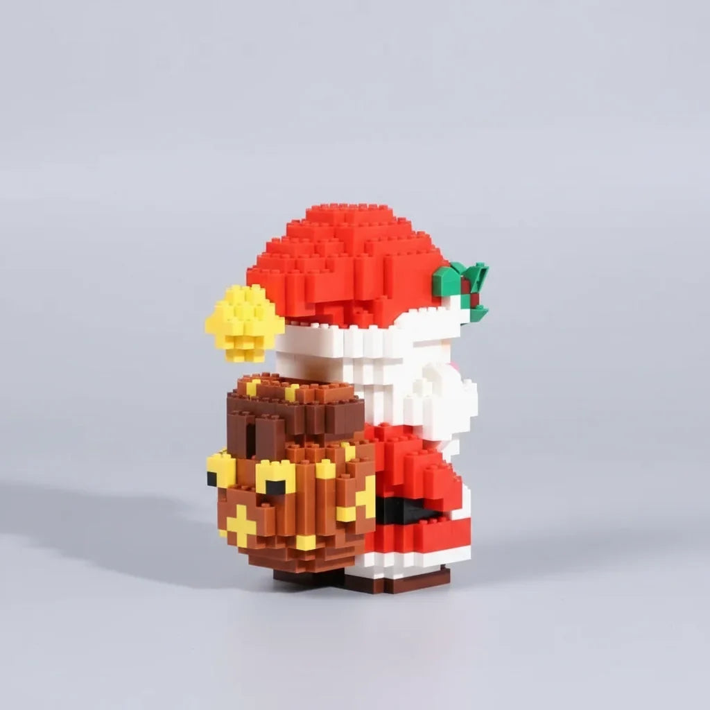 Kerstman met engeltjes | Bouwpakket