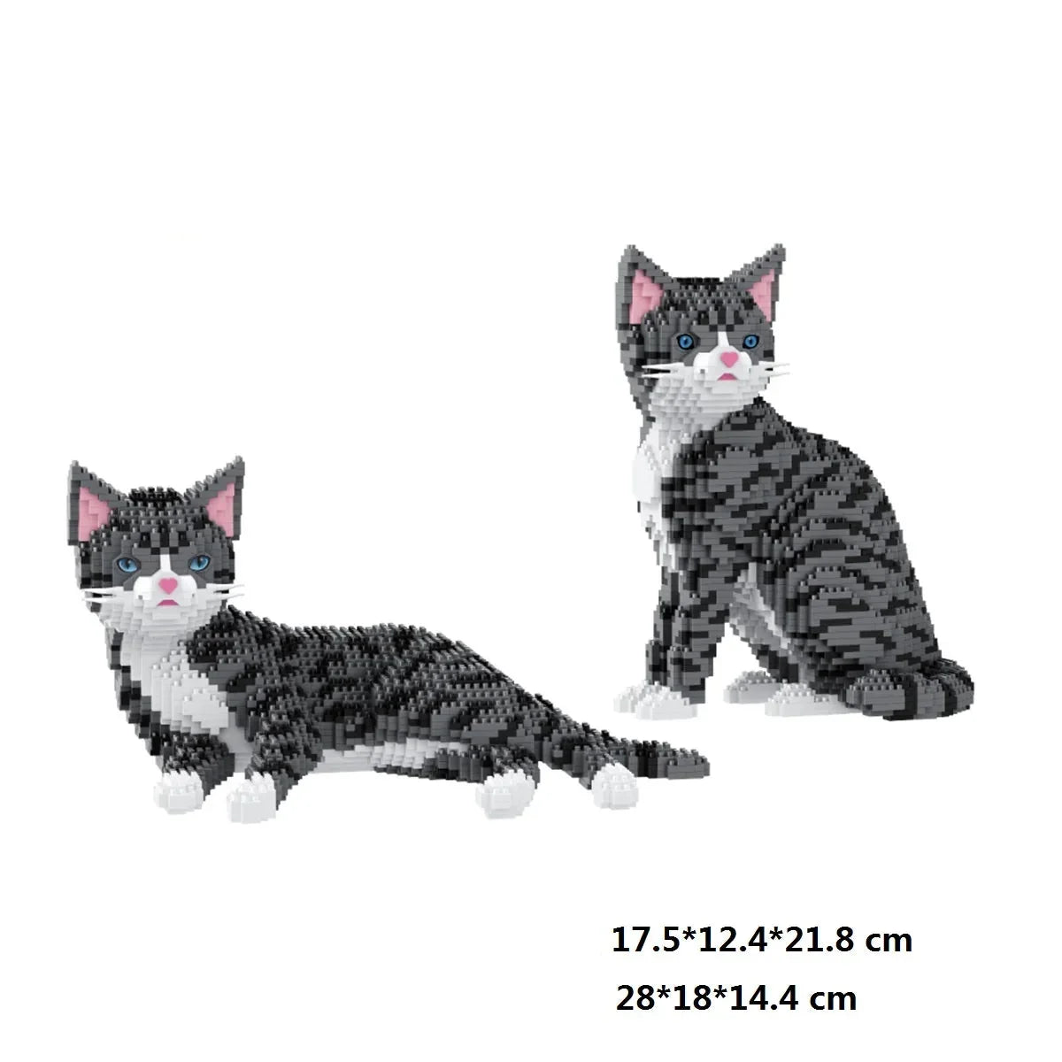 2 in 1 tabby kat | Bouwpakket