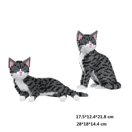 2 in 1 tabby kat | Bouwpakket
