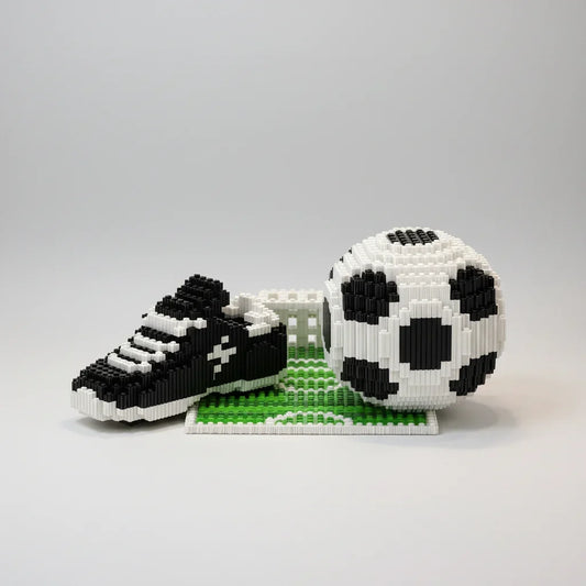 Voetbal schoen op veld | Bouwpakket