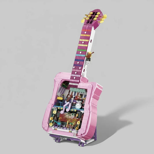 Roze gitaar | Bouwpakket