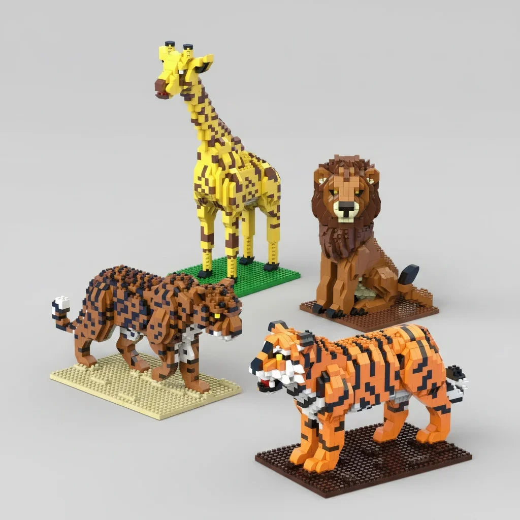 Jachtluipaard op bouwplaat | Bouwpakket