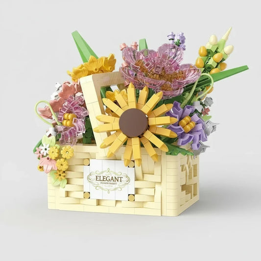 Creatieve bloemenmand | Bouwpakket