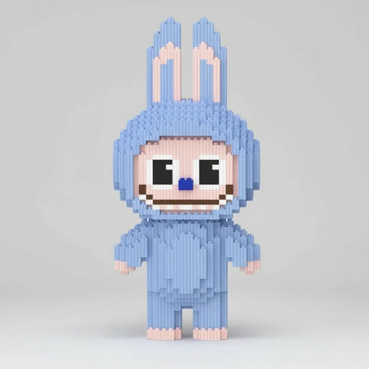 Blauw harig monster | Bouwpakket