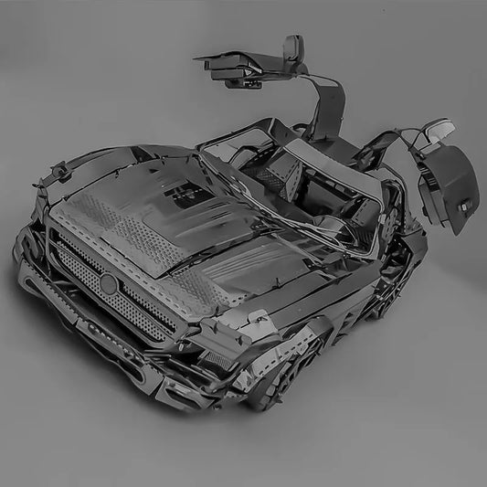 Sport auto | 3D Metalen Puzzel