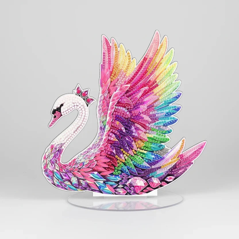 5d gekleurde zwaan | Diamond Painting