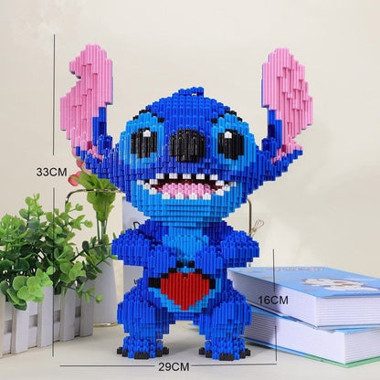 Schattig blauw wezen met hart | Bouwpakket