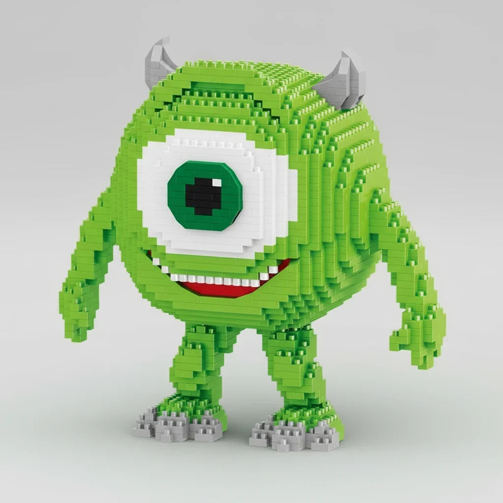 Groen monster met 1 oog | Bouwpakket