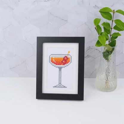 12 Mini Diamond Paintings | Cocktails | Diamond Painting