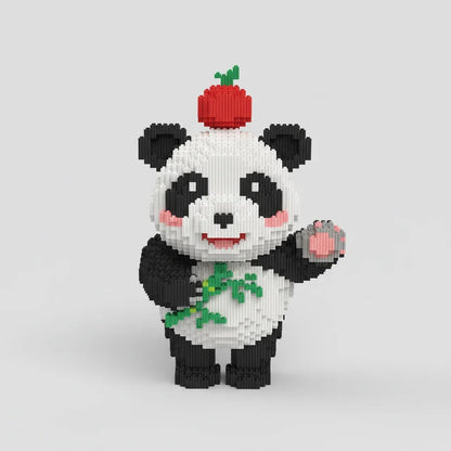 Panda met appel | Bouwpakket