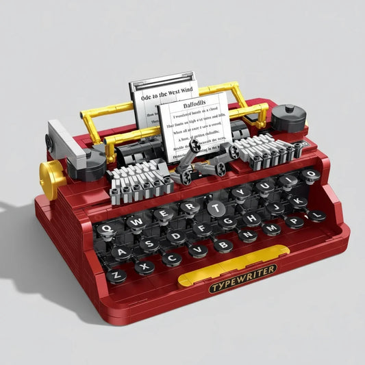 Rood typemachine | Bouwpakket