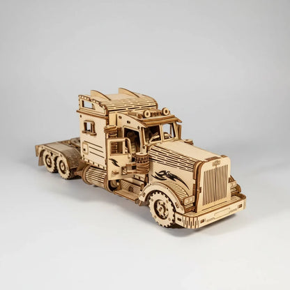 Vintage amerikaanse vrachtwagen | 3D Houten Bouwpakket