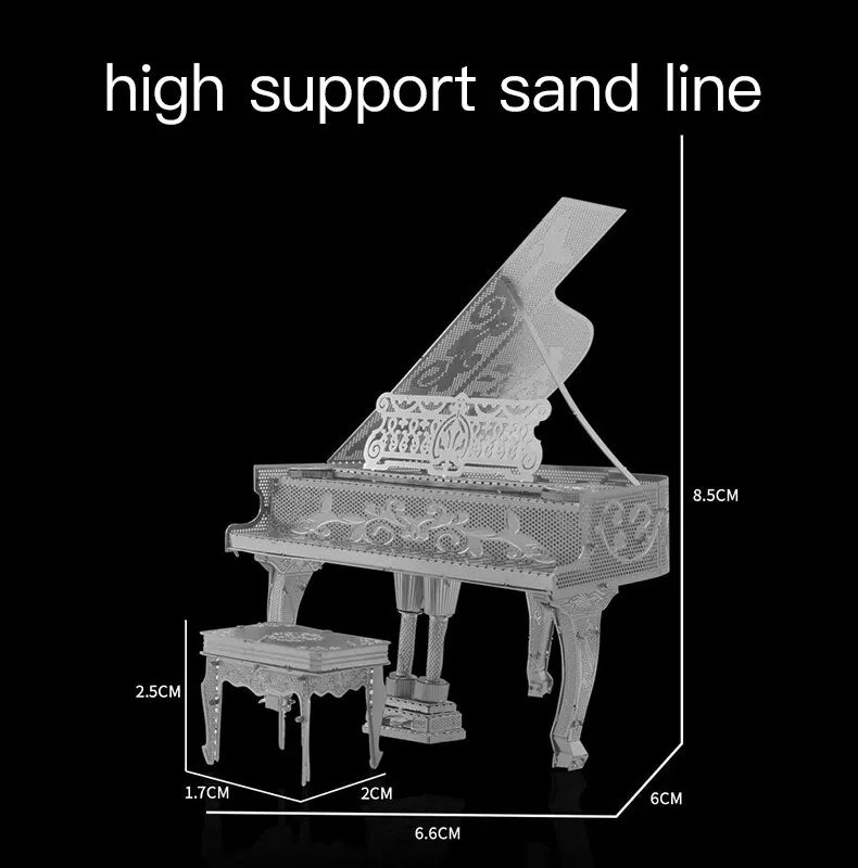 Piano | 3D Metalen Puzzel