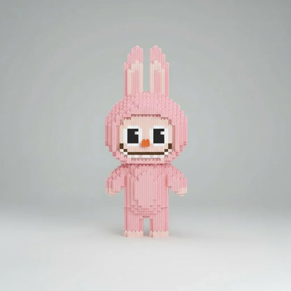 Roze harig monster | Bouwpakket