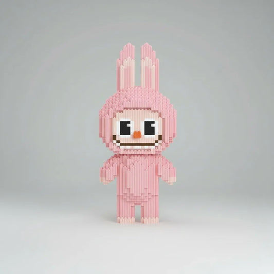 Roze harig monster | Bouwpakket